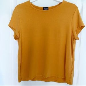 Eileen Fisher Petite Large Top Tan Orange